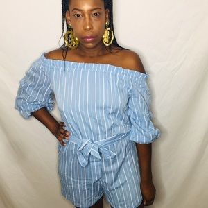 Off the shoulder romper